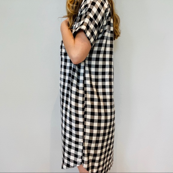 Madewell gingham button down pocket dress XS - Picture 5 of 9